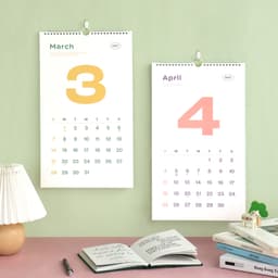【アイコニック】2027 パレット ウォールカレンダー 壁掛けカレンダー スケジューラー 2