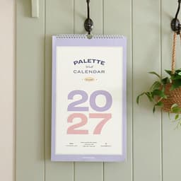【アイコニック】2027 パレット ウォールカレンダー 壁掛けカレンダー スケジューラー 1