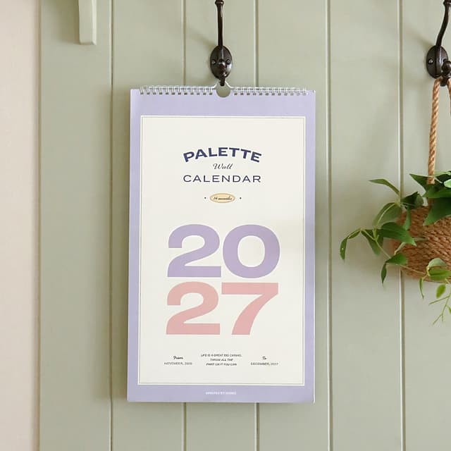 【アイコニック】2027 パレット ウォールカレンダー 壁掛けカレンダー スケジューラー