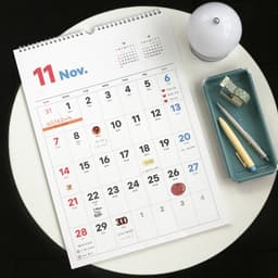 [アイコニック]2027 エッセンシャル壁掛けカレンダー A3 月間カレンダー 旧暦 インテリアポスター 3